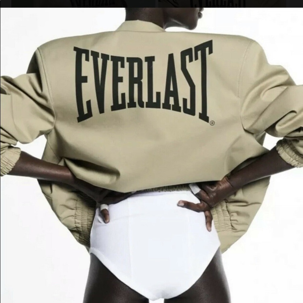 ZARA  COLLARED EVERLAST BOMBER JACKET